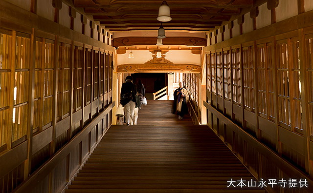 永平寺　回廊イメージ（大本山永平寺提供）