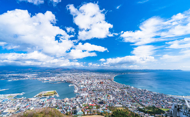函館山からの街並み