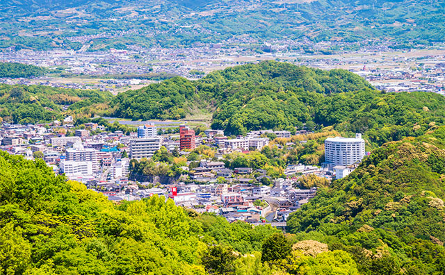 伊豆長岡温泉（静岡県） 温泉街 