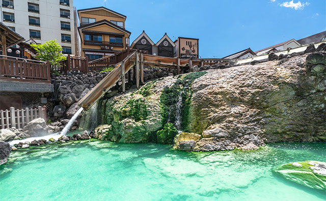 草津温泉 湯畑