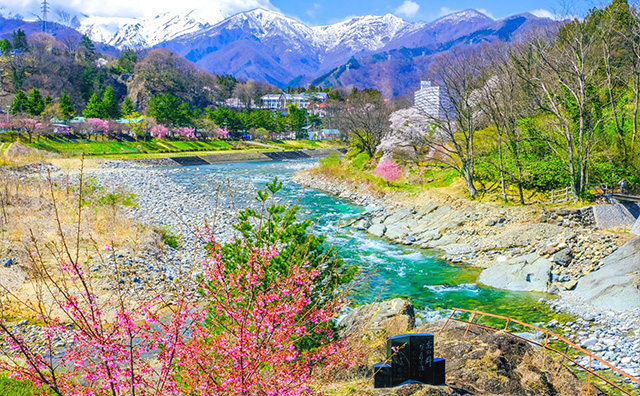 水上高原 利根川と谷川連峰