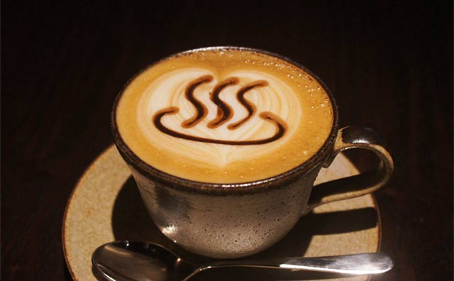 温泉マークカプチーノ