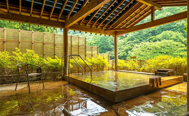 守り伝えし湯のこころ 伊香保温泉　福一　露天風呂