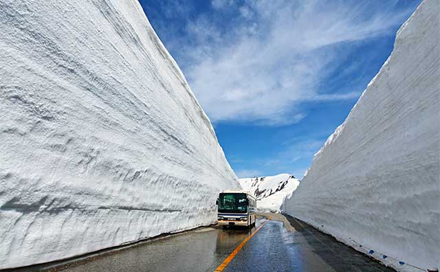 立山黒部アルペンルート　雪の大谷